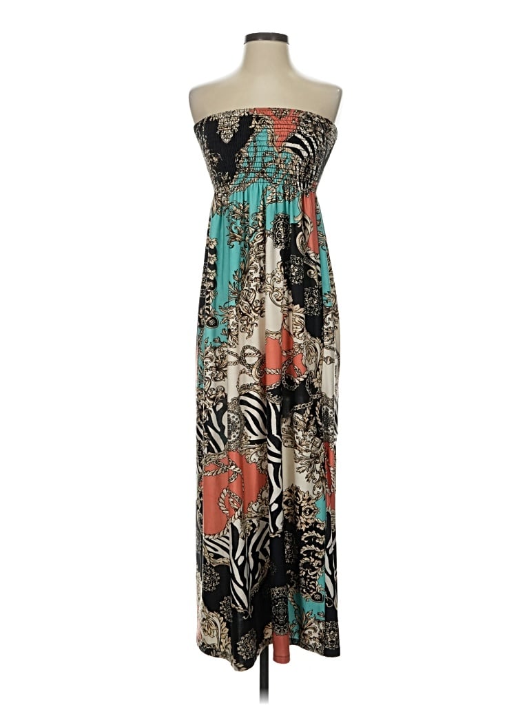 Pre-owned 2b Bebe Casual Dress In Brown