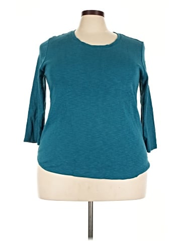 KIRKLAND Signature 3/4 Sleeve T-Shirt (view 1)