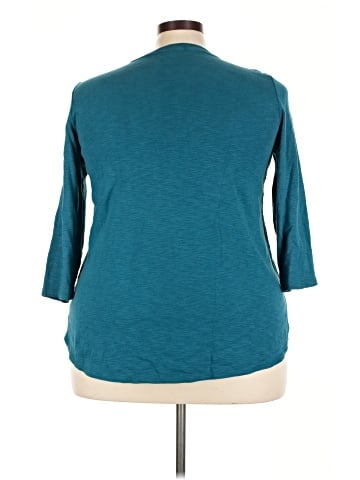 KIRKLAND Signature 3/4 Sleeve T-Shirt (view 2)