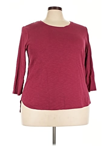 KIRKLAND Signature 3/4 Sleeve T-Shirt (view 1)