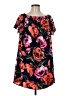 Soprano 100% Polyester Floral Black Casual Dress Size M - photo 1