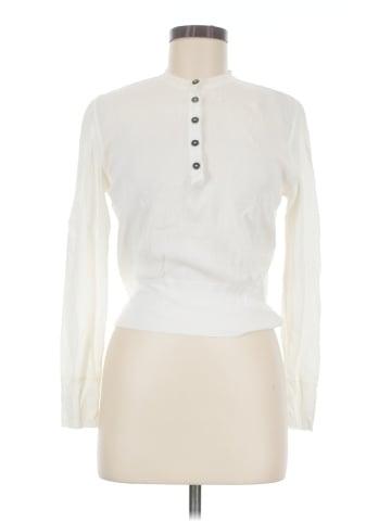 Burberry Vintage Cropped Henley (view 1)