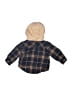 Olive + Scout 100% Polyester Plaid Brown Coat Size 3-6 mo - photo 2
