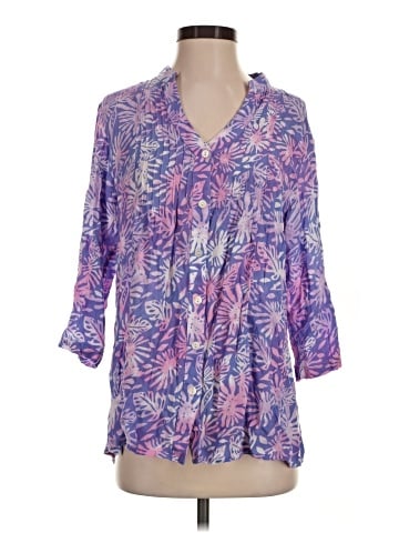 Blue Ginger 3/4 Sleeve Blouse (view 1)