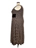 Perceptions Chevron-herringbone Brown Cocktail Dress Size 20 - photo 5