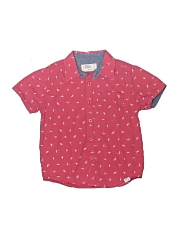 Free Planet Short Sleeve Button-Down Shirt (view 1)