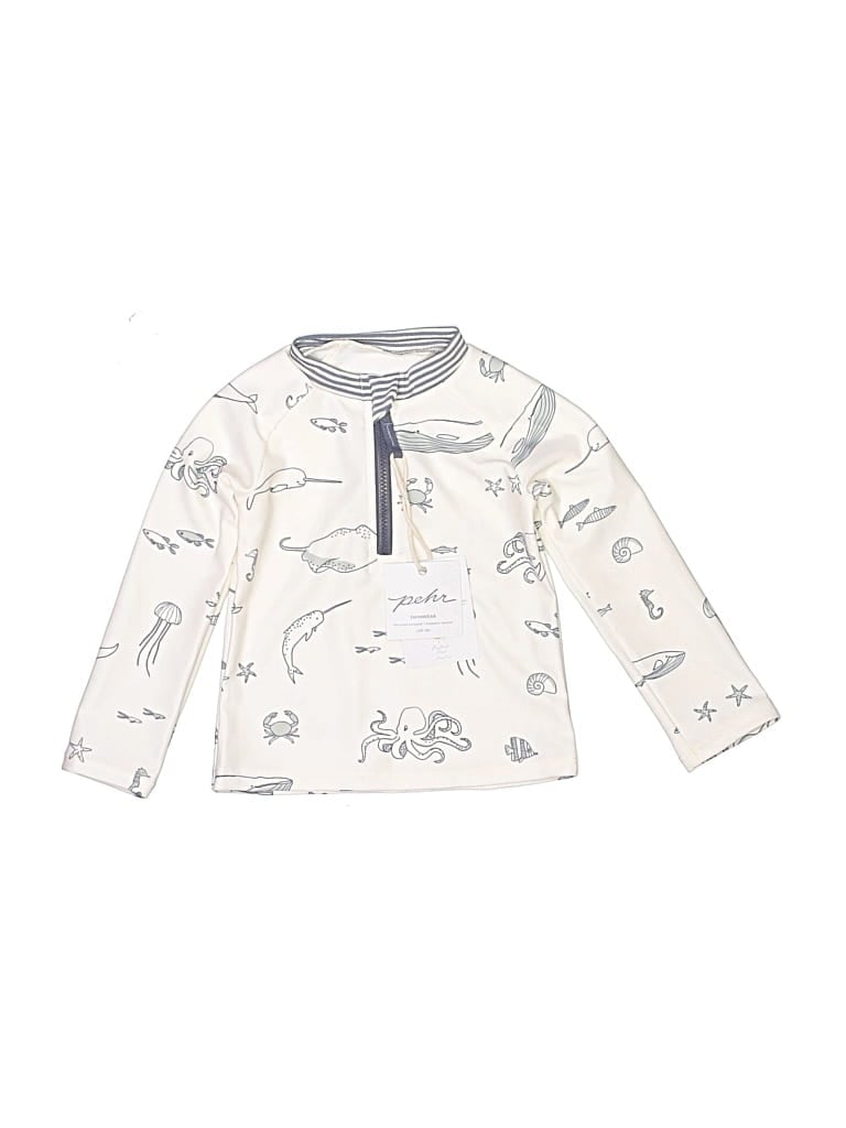 Pehr Kids' Long Sleeve Polo In Multi
