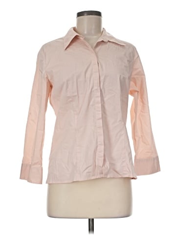 Ann Taylor 3/4 Sleeve Button-Down Shirt (view 1)