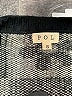 Pol Checkered-gingham Floral Graphic White Black Cardigan Size S - photo 7