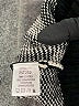 Pol Checkered-gingham Floral Graphic White Black Cardigan Size S - photo 8