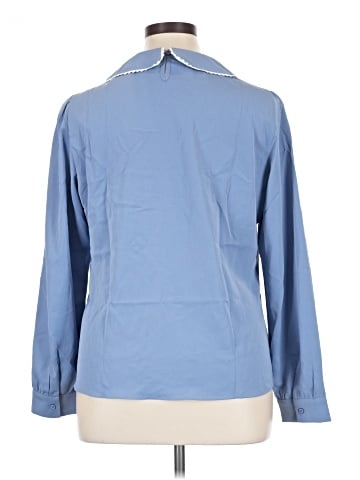 Allegra K Long Sleeve Blouse (view 2)
