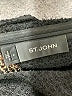 St. John Graphic Black Cocktail Dress Size 4 - photo 7