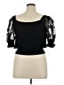 Versona 100% Cotton Black Pullover Sweater Size XL - photo 2