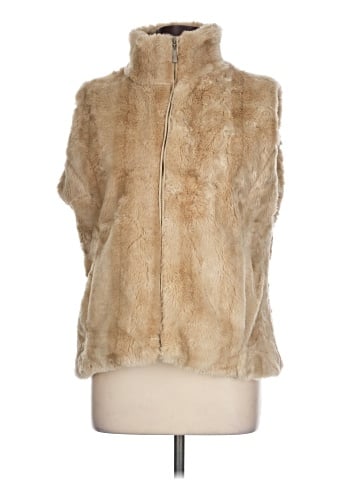 Coldwater Creek Faux Fur Vest (view 1)