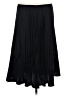 Magaschoni Solid Black Wool Skirt Size 12 - photo 1