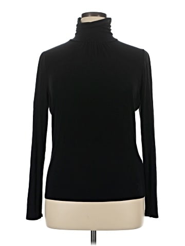 August Silk Long Sleeve Turtleneck (view 1)