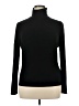 August Silk Black Long Sleeve Turtleneck Size XL - photo 1