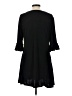 CeCe Solid Black Casual Dress Size L - photo 2