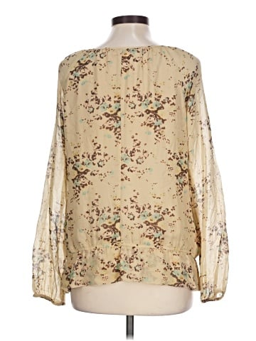 Dorothee Bis 3/4 Sleeve Silk Top (view 2)