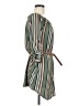 No Comment Stripes Green Casual Dress Size M - photo 4