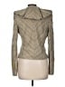 BCBGMAXAZRIA Tweed Chevron-herringbone Stripes Tan Gold Blazer Size M - photo 2