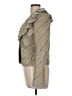 BCBGMAXAZRIA Tweed Chevron-herringbone Stripes Tan Gold Blazer Size M - photo 5
