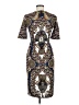 ASOS Print Brown Cocktail Dress Size 6 - photo 2