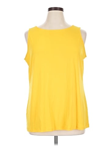 Susan Graver Sleeveless T-Shirt (view 1)