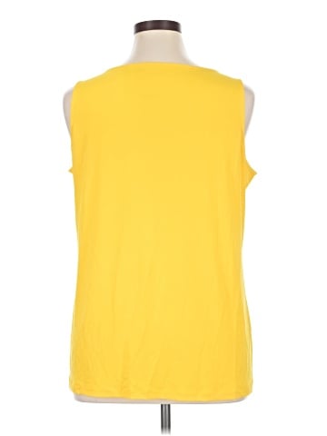 Susan Graver Sleeveless T-Shirt (view 2)