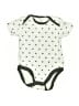 Amazon Essentials 100% Cotton Polka Dots Ivory Short Sleeve Onesie Size 3-6 mo - photo 1