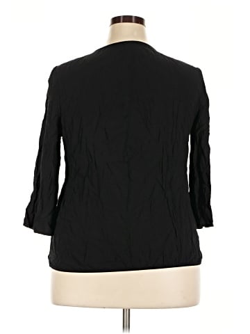 Faded Glory 3/4 Sleeve Blouse (view 2)