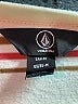 Volcom Stripes Ivory Short Sleeve Polo Size M - photo 7