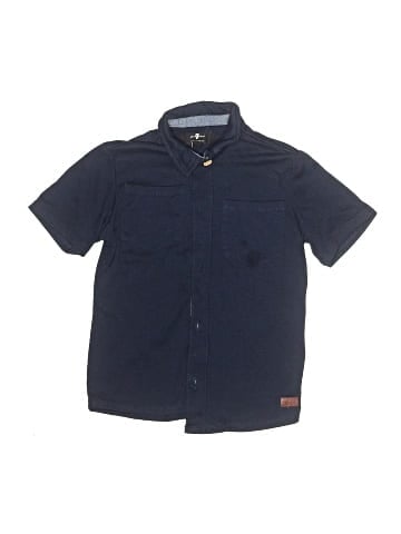 7 For All Mankind Short Sleeve Button-Down Shirt (view 1)