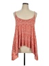 Bisou Bisou Orange Sleeveless Blouse Size XL - photo 1