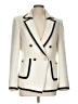 Veronica Beard Chevron-herringbone Ivory Blazer Size 12 - photo 1