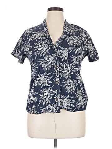 Hang Ten Short Sleeve Blouse (view 1)