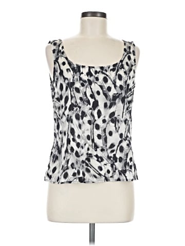 St. John Sleeveless Silk Top (view 1)
