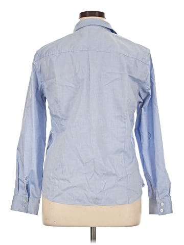 Ellen Tracy Long Sleeve Button-Down Shirt (view 2)