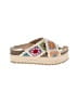 Dirty Laundry Tropical White Sandals Size 6 - photo 1