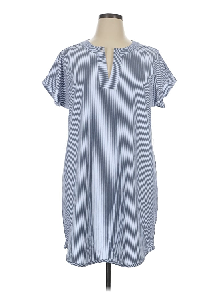 Pre-owned Vineyard Vines Performance Casual Dress In Blue