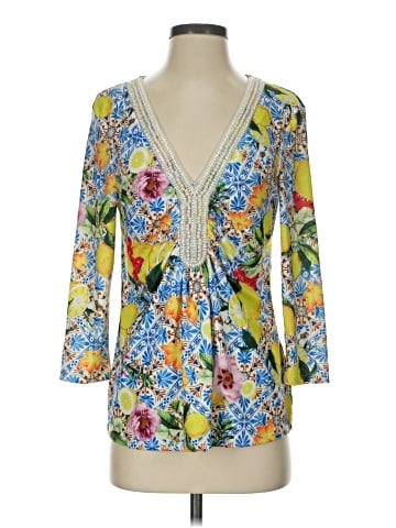 Boston Proper 3/4 Sleeve Blouse (view 1)