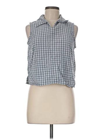 Route 66 Sleeveless Button-Down Shirt (view 1)