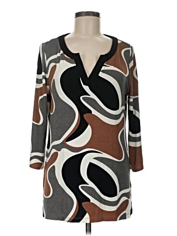 Travelers by Chico's 3/4 Sleeve T-Shirt (view 1)