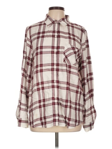 a.n.a. A New Approach Long Sleeve Button-Down Shirt (view 1)