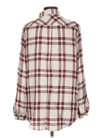 a.n.a. A New Approach Long Sleeve Button-Down Shirt (view 2)