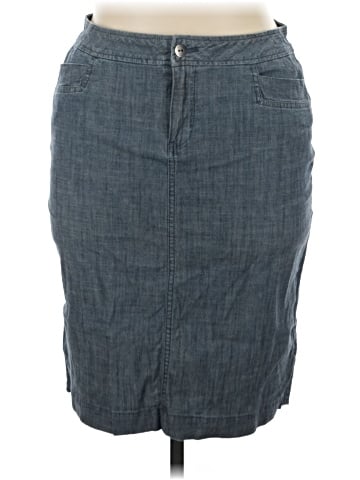 Coldwater Creek Denim Skirt (view 1)