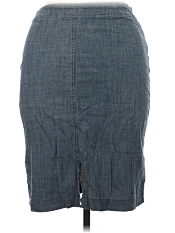 Coldwater Creek Denim Skirt (view 2)