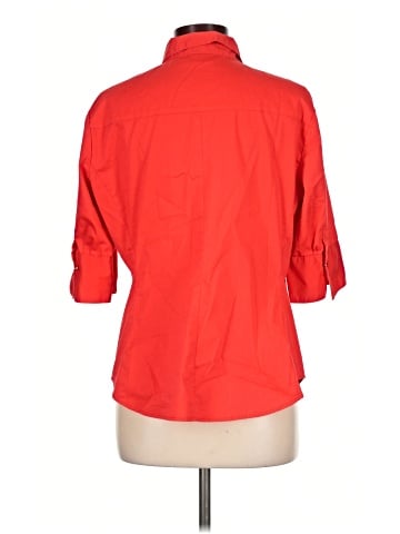 7th Avenue Design Studio New York & Company 3/4 Sleeve Button-Down Shirt (view 2)