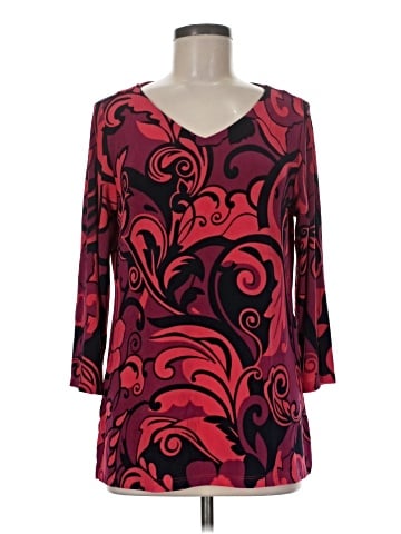 Travelers by Chico's 3/4 Sleeve T-Shirt (view 1)