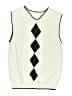 Gymboree 100% Cotton Argyle Ivory Sweater Vest Size L (kids) - photo 1